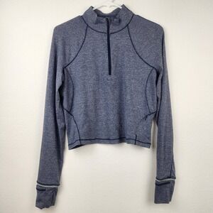 lululemon athletica Blue Long Sleeve Top